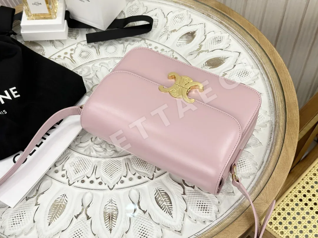 셀린느 개선문 핑크 미디엄 송아지가죽 가방 상세 이미지 6