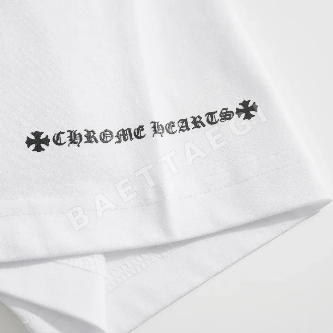 크롬하츠 산스크리트어 프린트 반팔 티셔츠 상세 이미지 7
