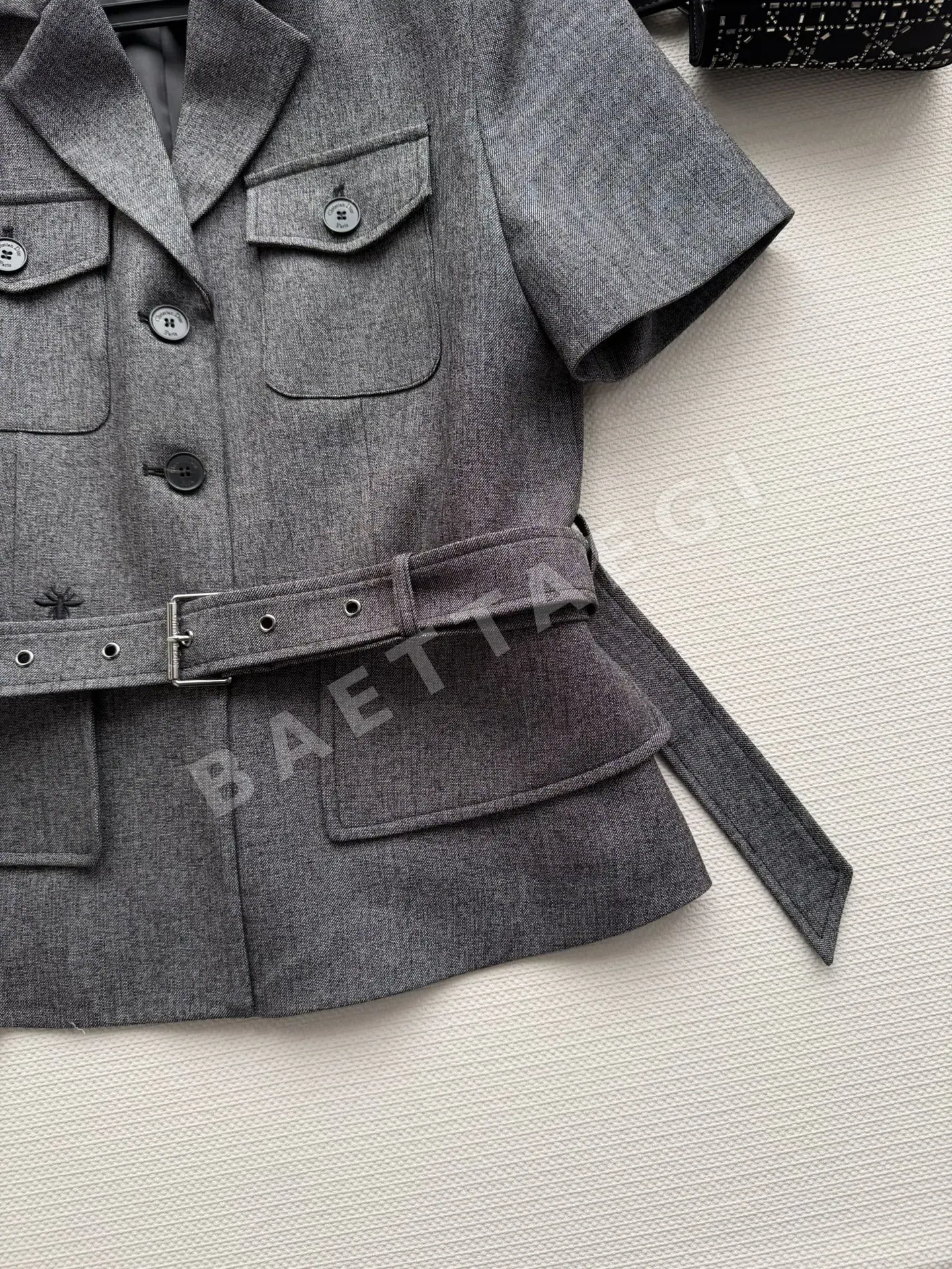 디올 반소매 울 혼방 자켓 상세 이미지 6
