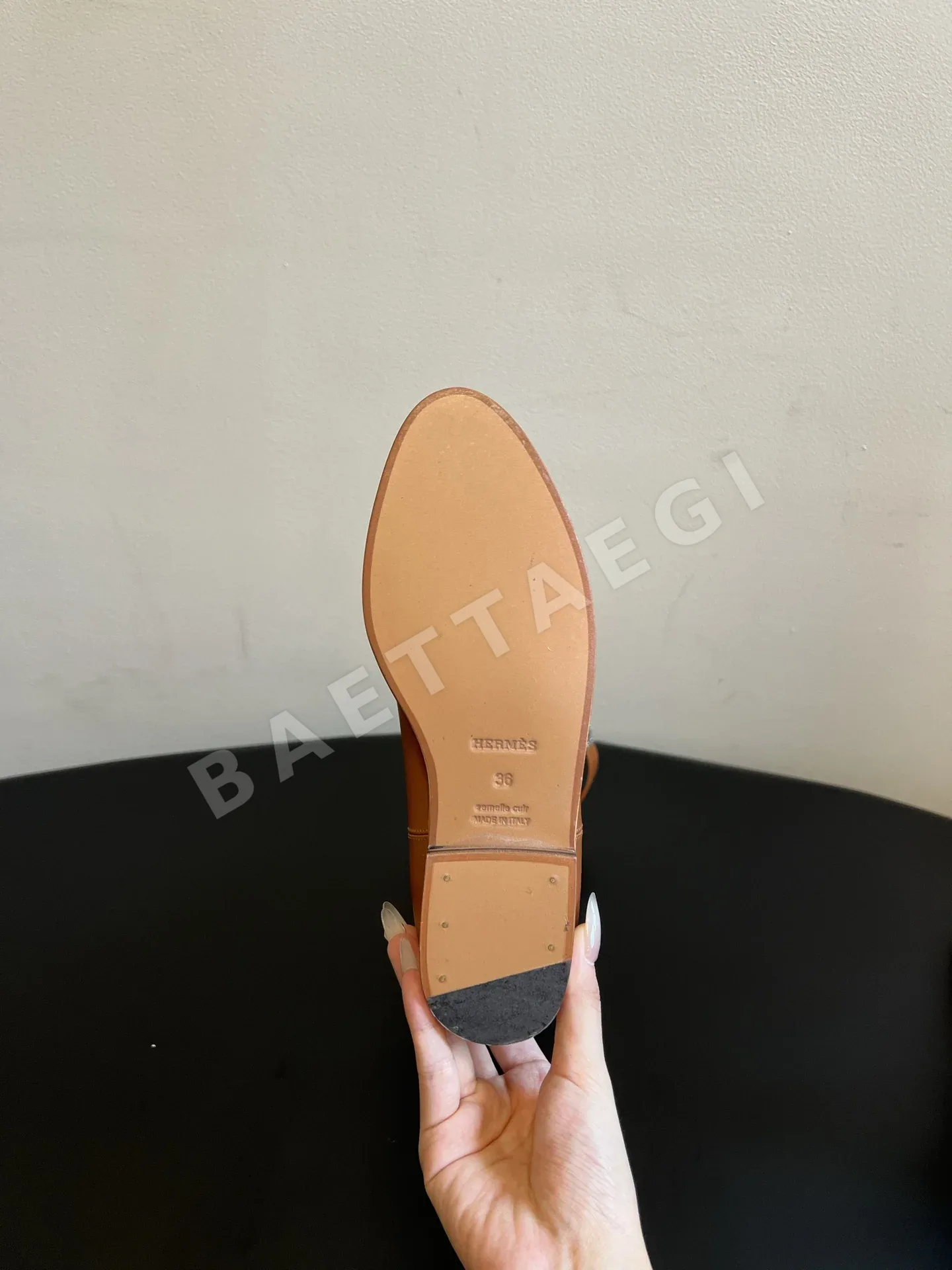 에르메스 부츠 소가죽 메탈 버클 스트랩 상세 이미지 6