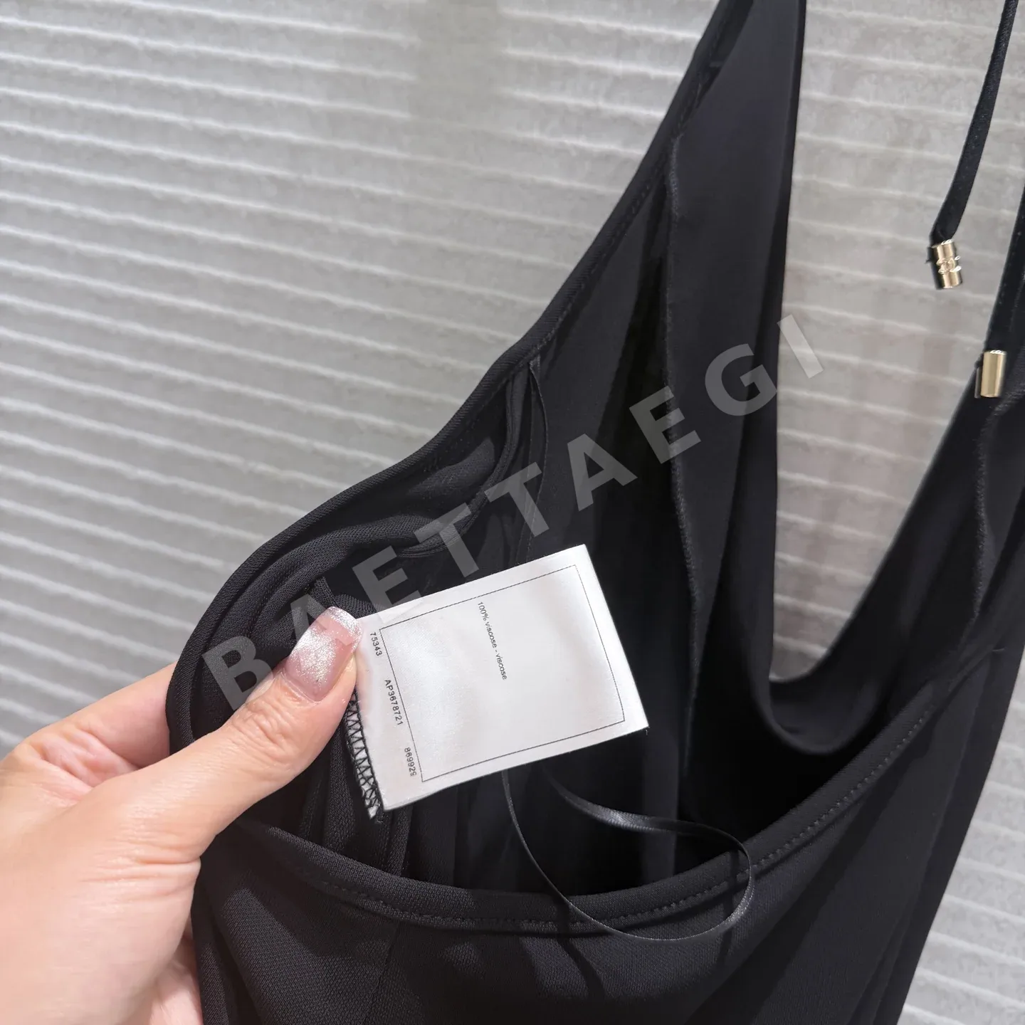 샤넬 홀터넥 슬립 원피스 상세 이미지 8