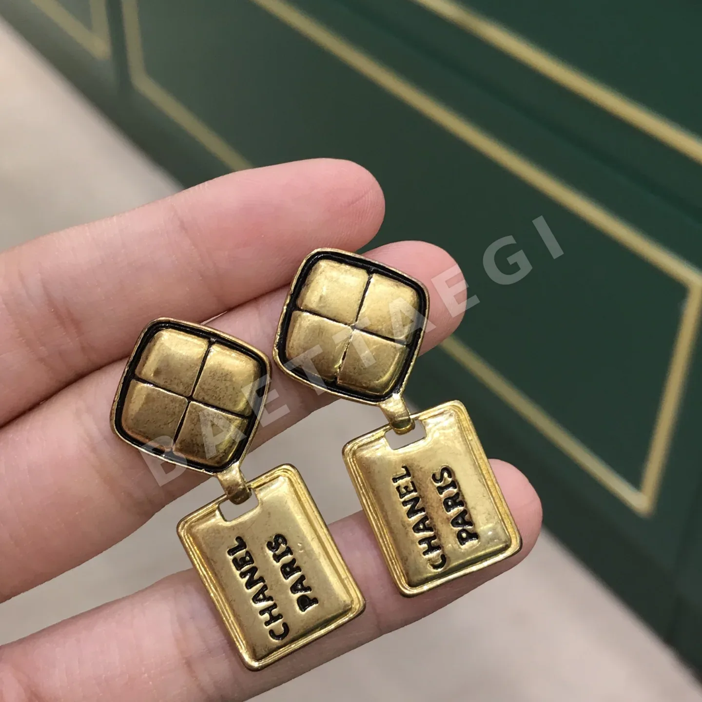샤넬 빈티지 롱 귀걸이 상세 이미지 5