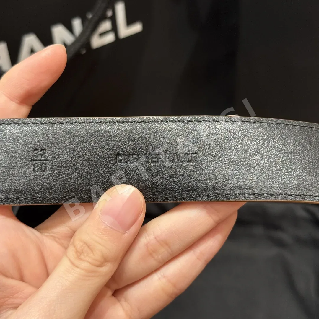 샤넬 램스킨 더블 C 로고 벨트 상세 이미지 8
