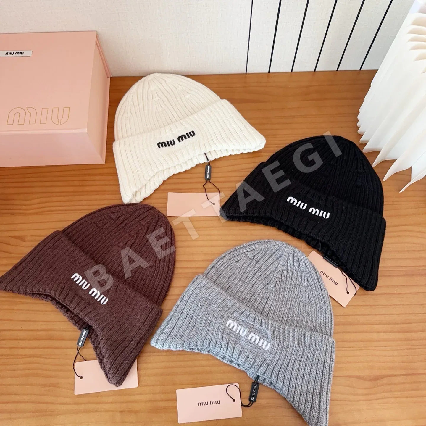 미우미우 니트 모자 상세 이미지 9