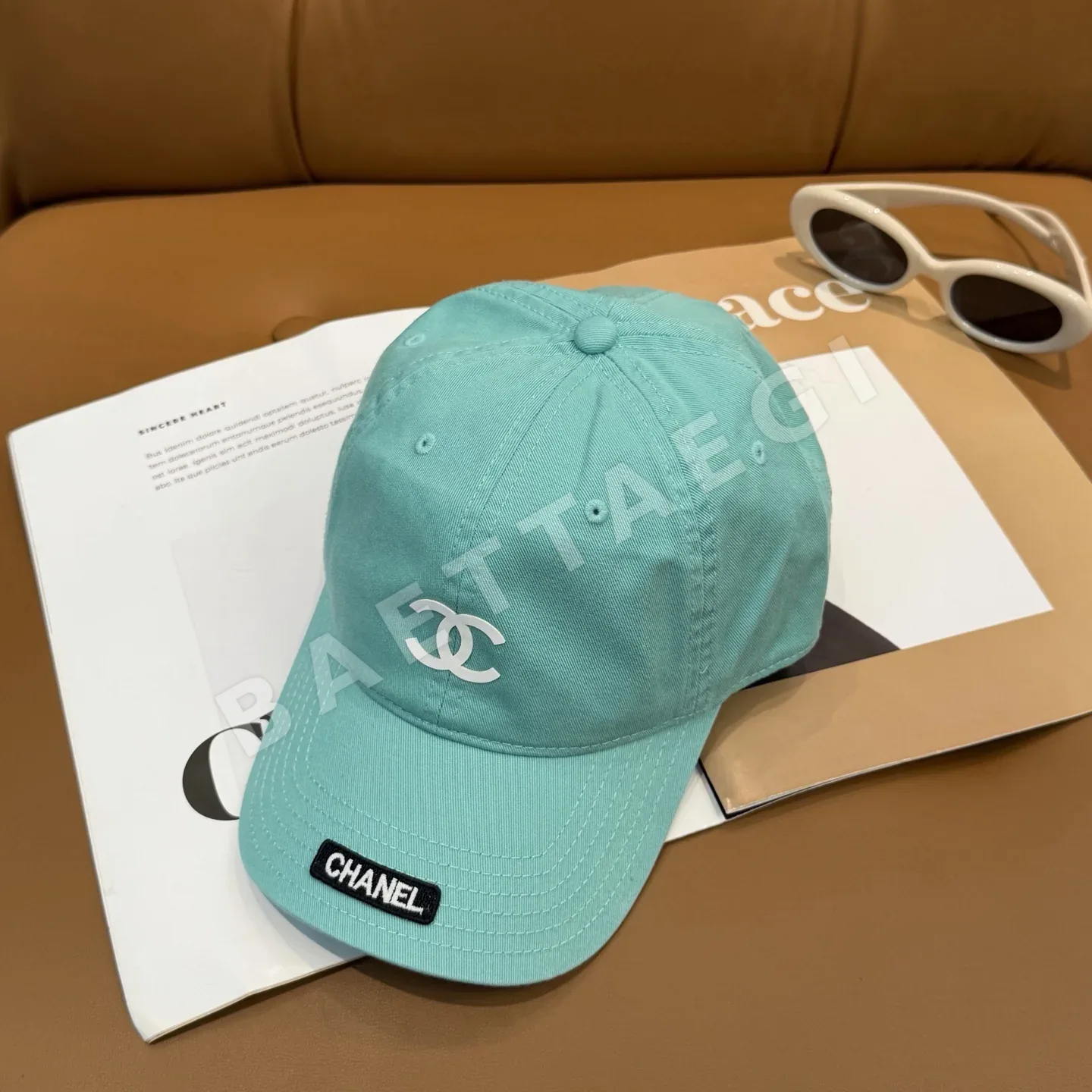 샤넬 심플 로고 베이스볼 모자 상세 이미지 6