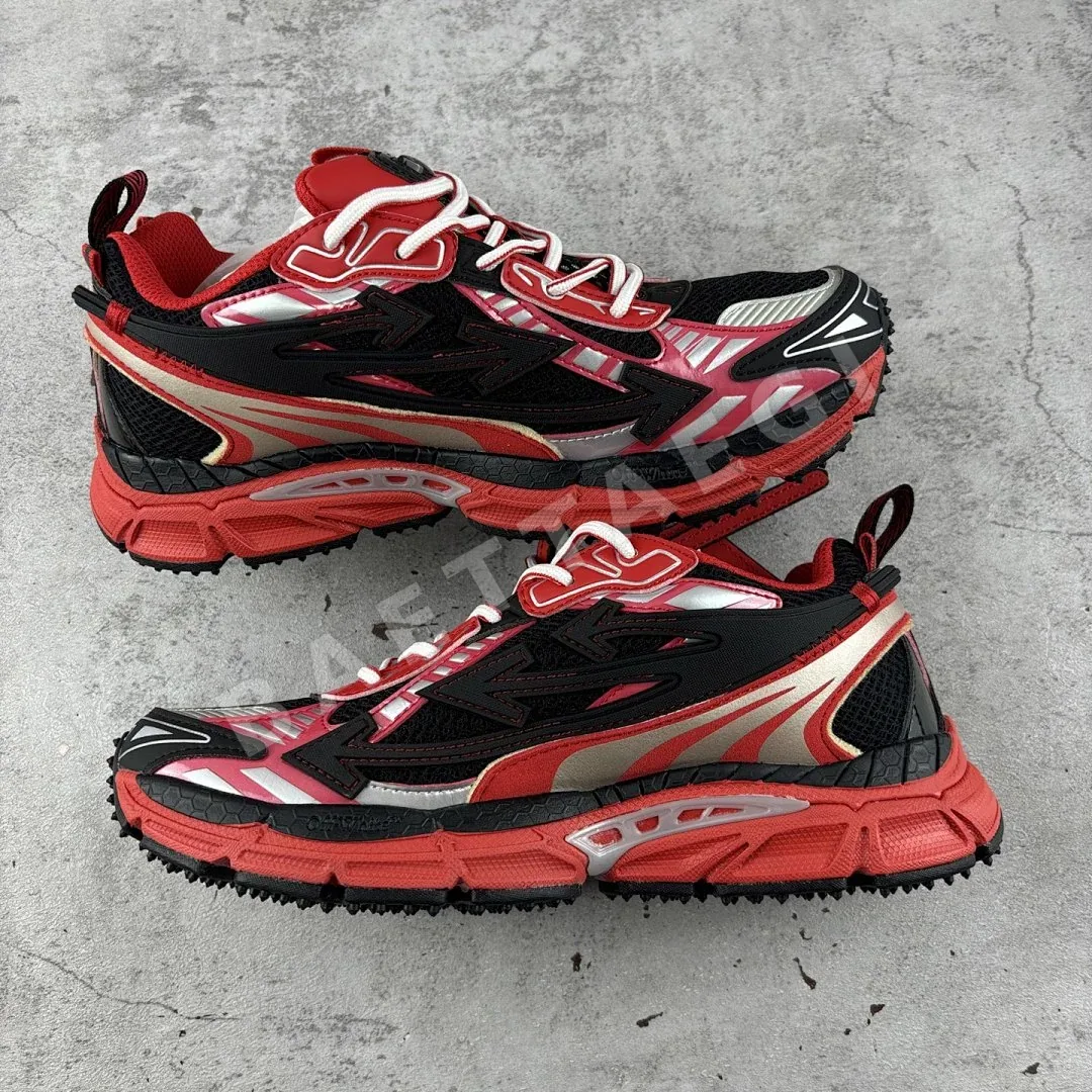 오프화이트 비 라이트 백 202395 Off White Be Right Back Black Red 상세 이미지 3