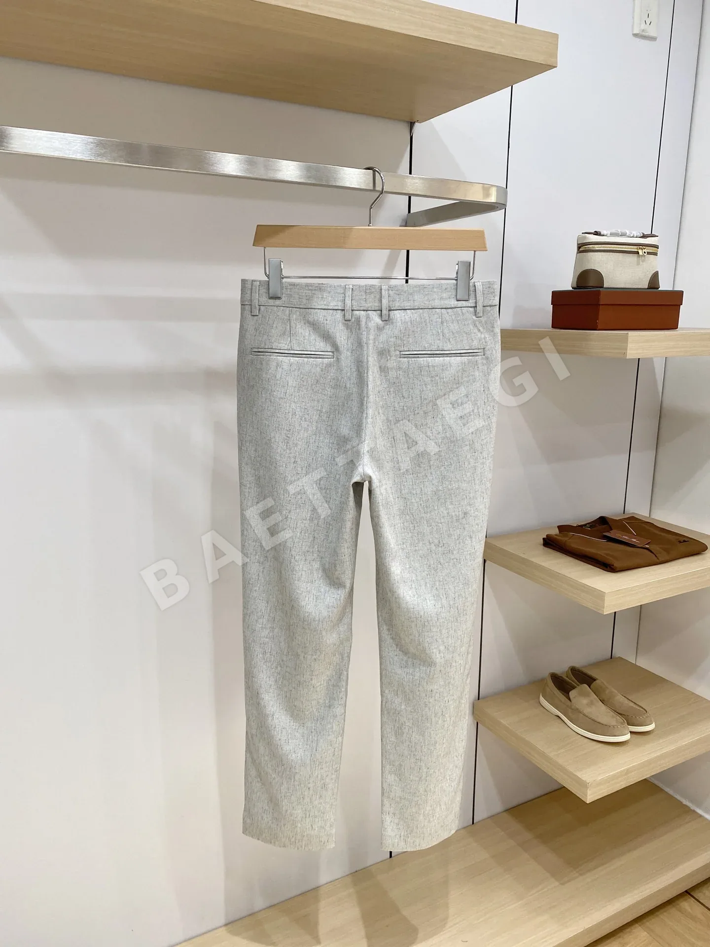 로로피아나 남성 린넨 바지 상세 이미지 8