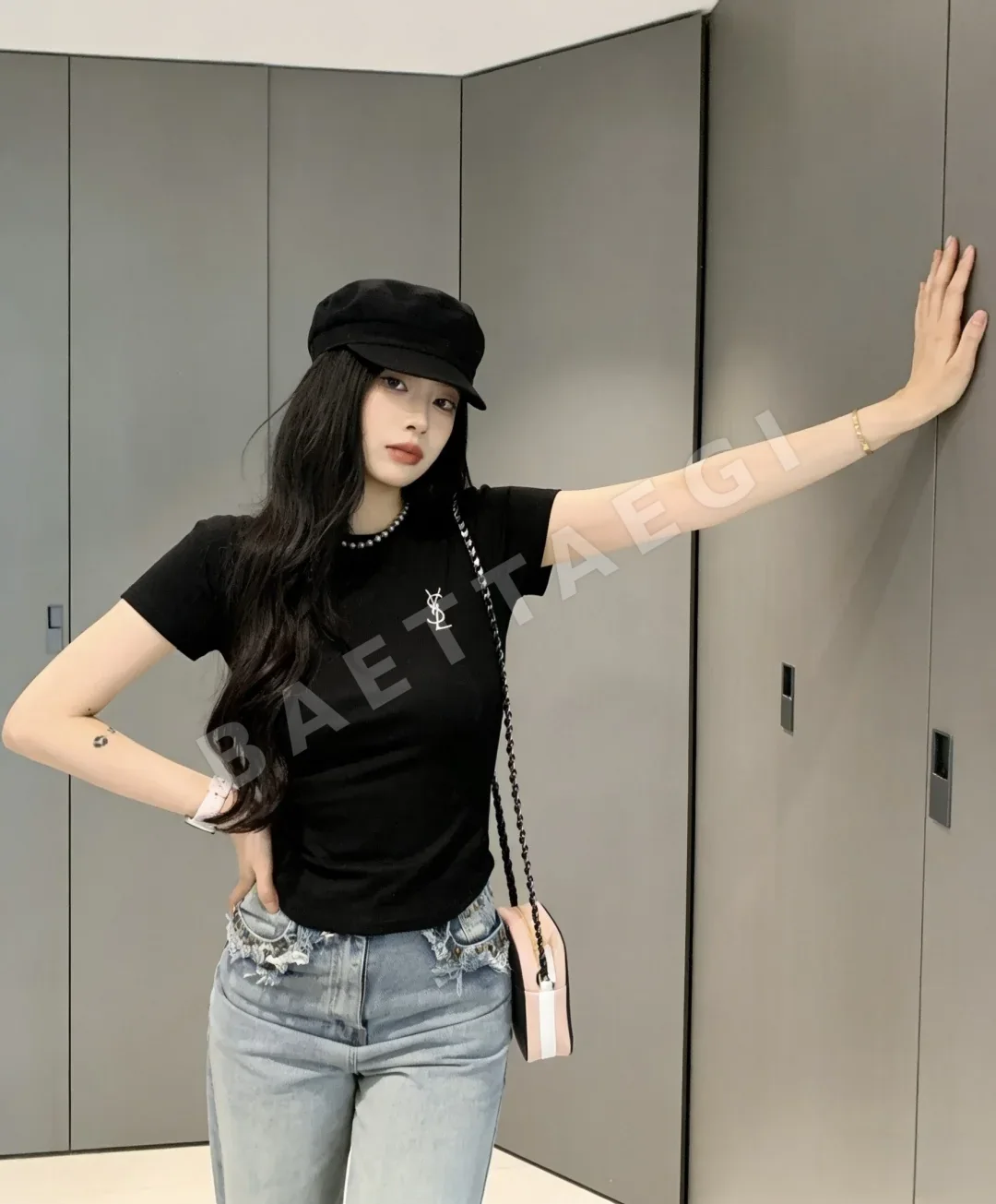 생로랑 여성 반팔 티셔츠 3종 세트 상세 이미지 9