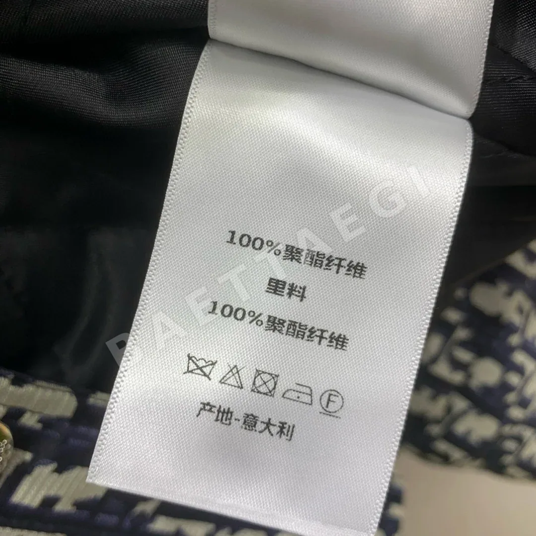 디올 모노그램 라펠 퀼팅 벨트 자켓 상세 이미지 9