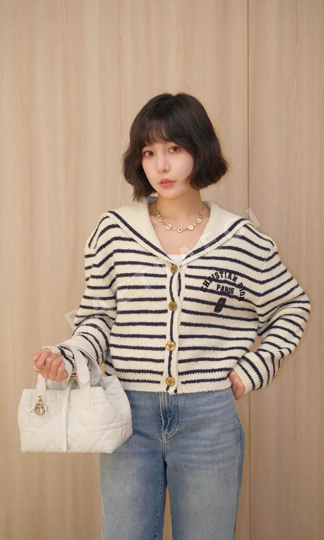 디올 쉘 미니어처 목걸이 상세 이미지 9