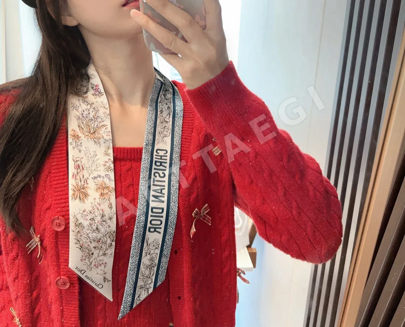 디올 밀레피오레 실크 스카프 상세 이미지 1