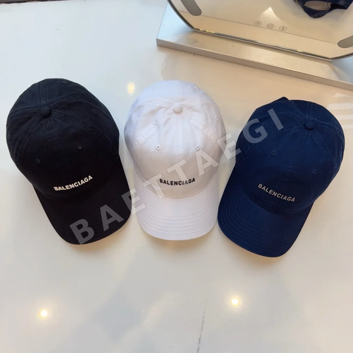발렌시아가 컬러풀 면 야구모자 상세 이미지 5
