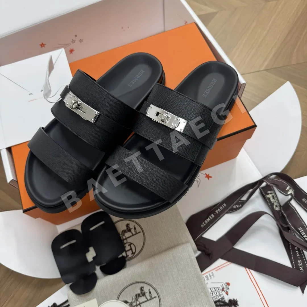 에르메스 잭슨 카프스킨 남성 샌달 상세 이미지 2