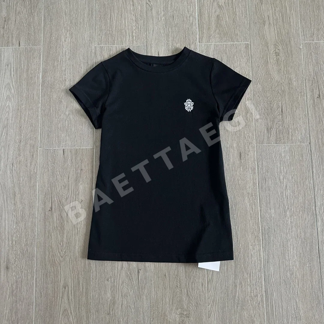 크롬하츠 Y 자수 슬림핏 여성 반팔 티셔츠 53064