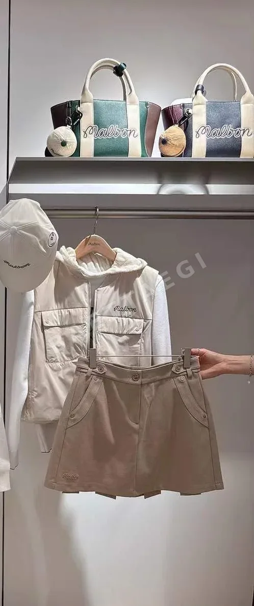 말본 여성용 무지 미디 스커트 115361