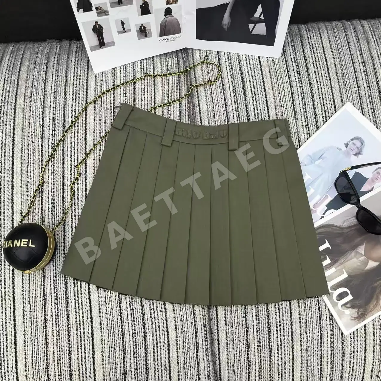 미우미우 플리츠 미니스커트 상세 이미지 7