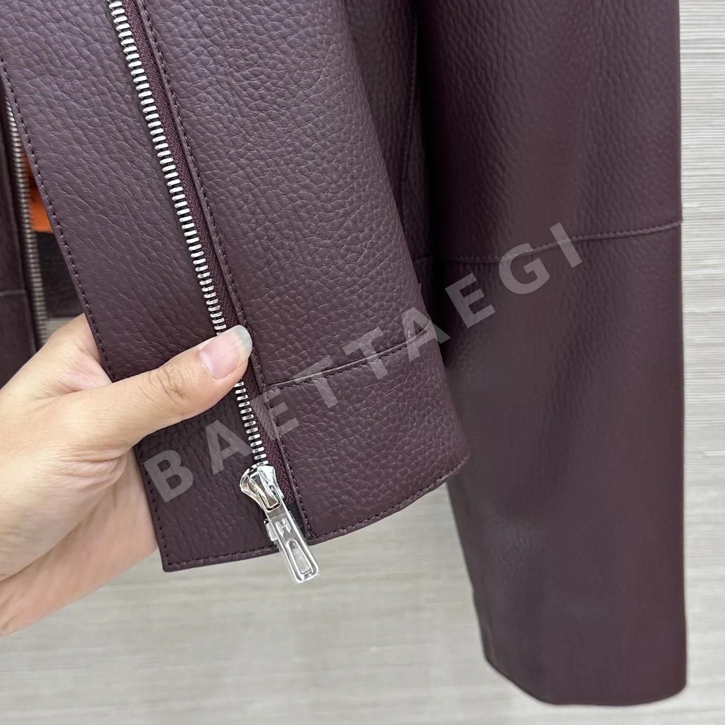 에르메스 램스킨 승마풍 여성 자켓 상세 이미지 7