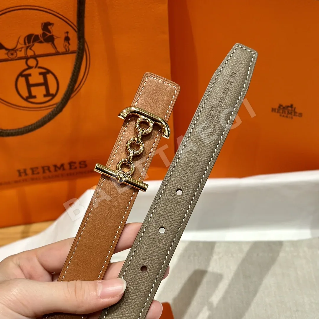 에르메스 스위프트 엡솜 가죽 H 버클 여성용 벨트 상세 이미지 8