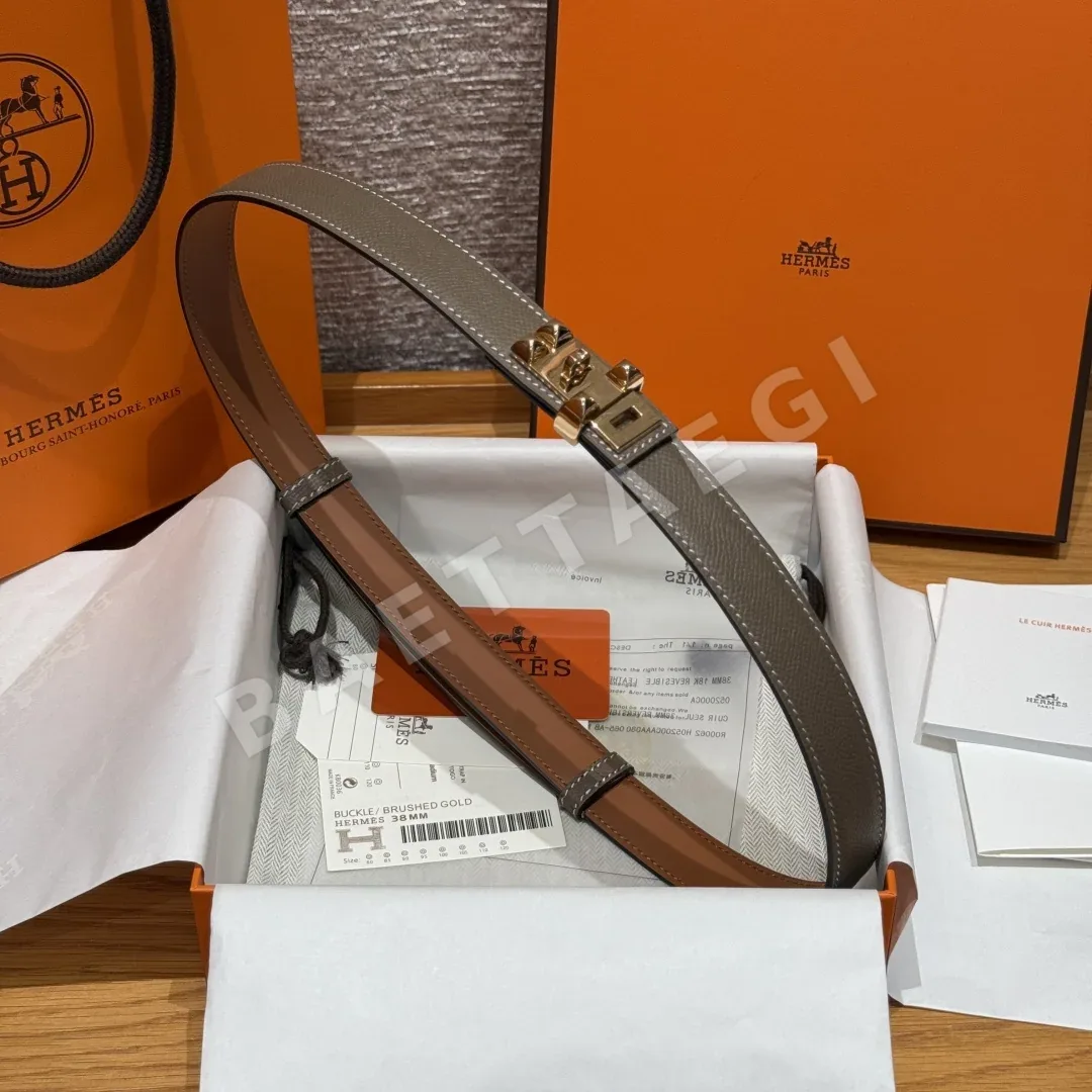 에르메스 앱송 앤 스위프트 카프스킨 조절형 벨트 상세 이미지 5