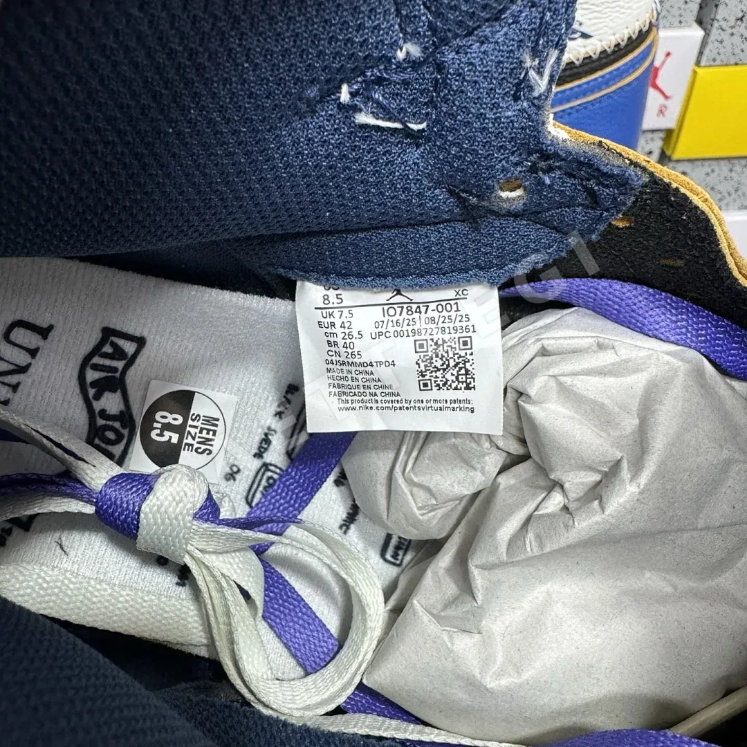 나이키 [PK4.0] 조던 1 레트로 하이 OG SP 블루 IO7847-001 201254 Nike Jordan 1 Retro High OG 상세 이미지 2