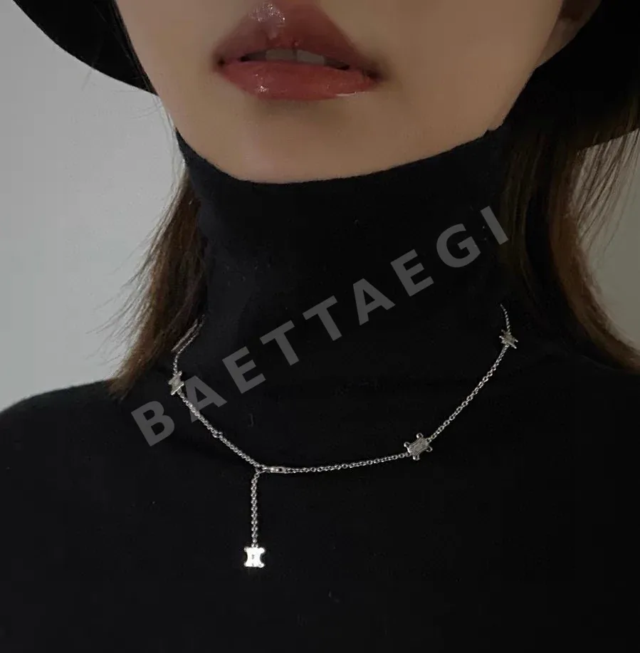 셀린느 프레클라우드 18K 골드 도금 목걸이 상세 이미지 2