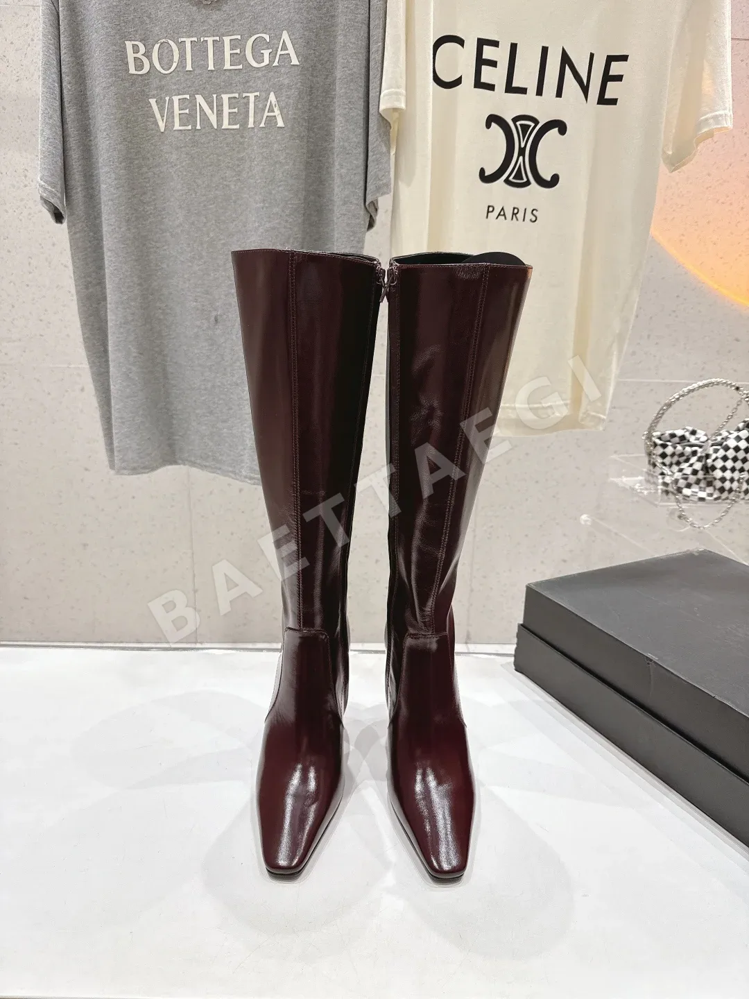 생로랑 슬리밍 하이힐 부츠 9463