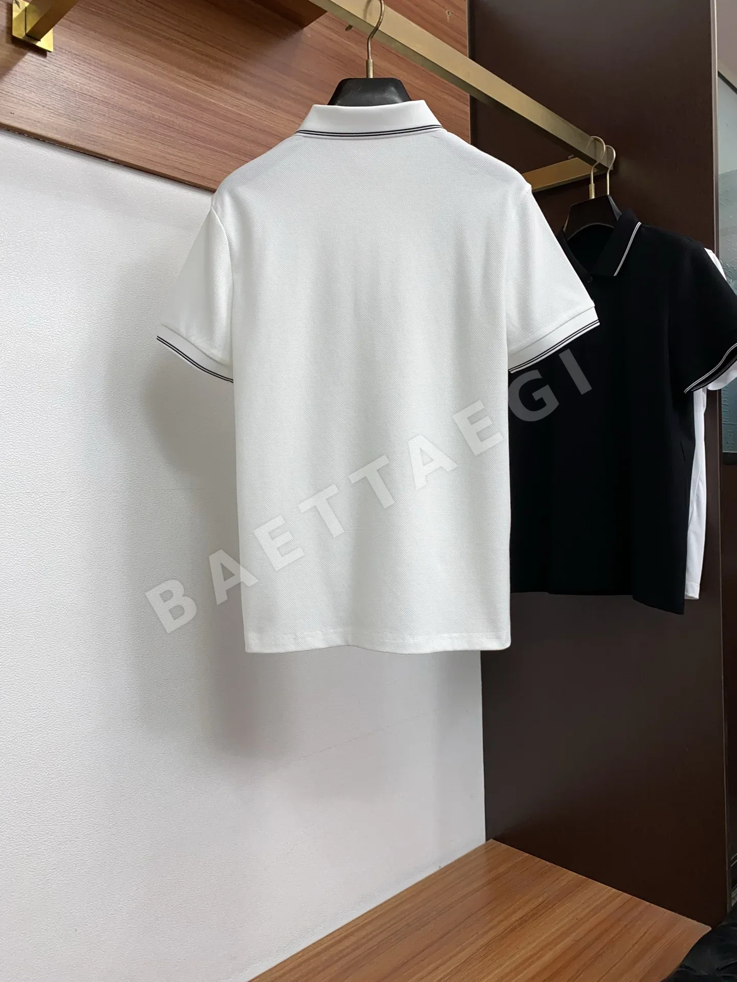 제냐 남성 라펠 폴로 반팔 티셔츠 상세 이미지 9
