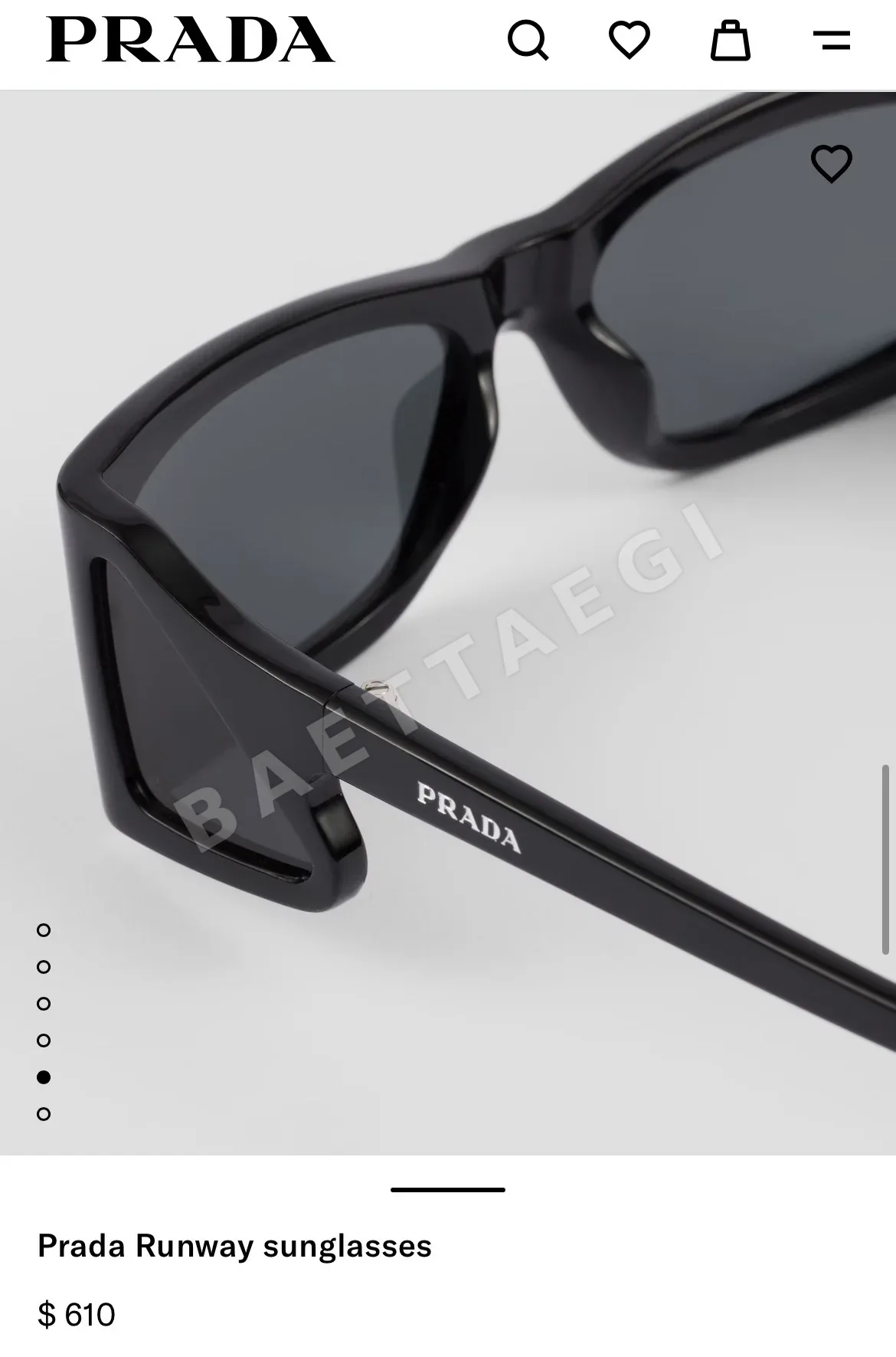 프라다 선글라스 74450 Prada Sunglasses 상세 이미지 3