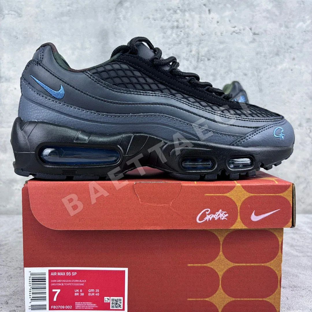 나이키 에어 맥스 95 SP FB2709-002 200920 Nike Air Max 95 SP Corteiz Aegean Storm