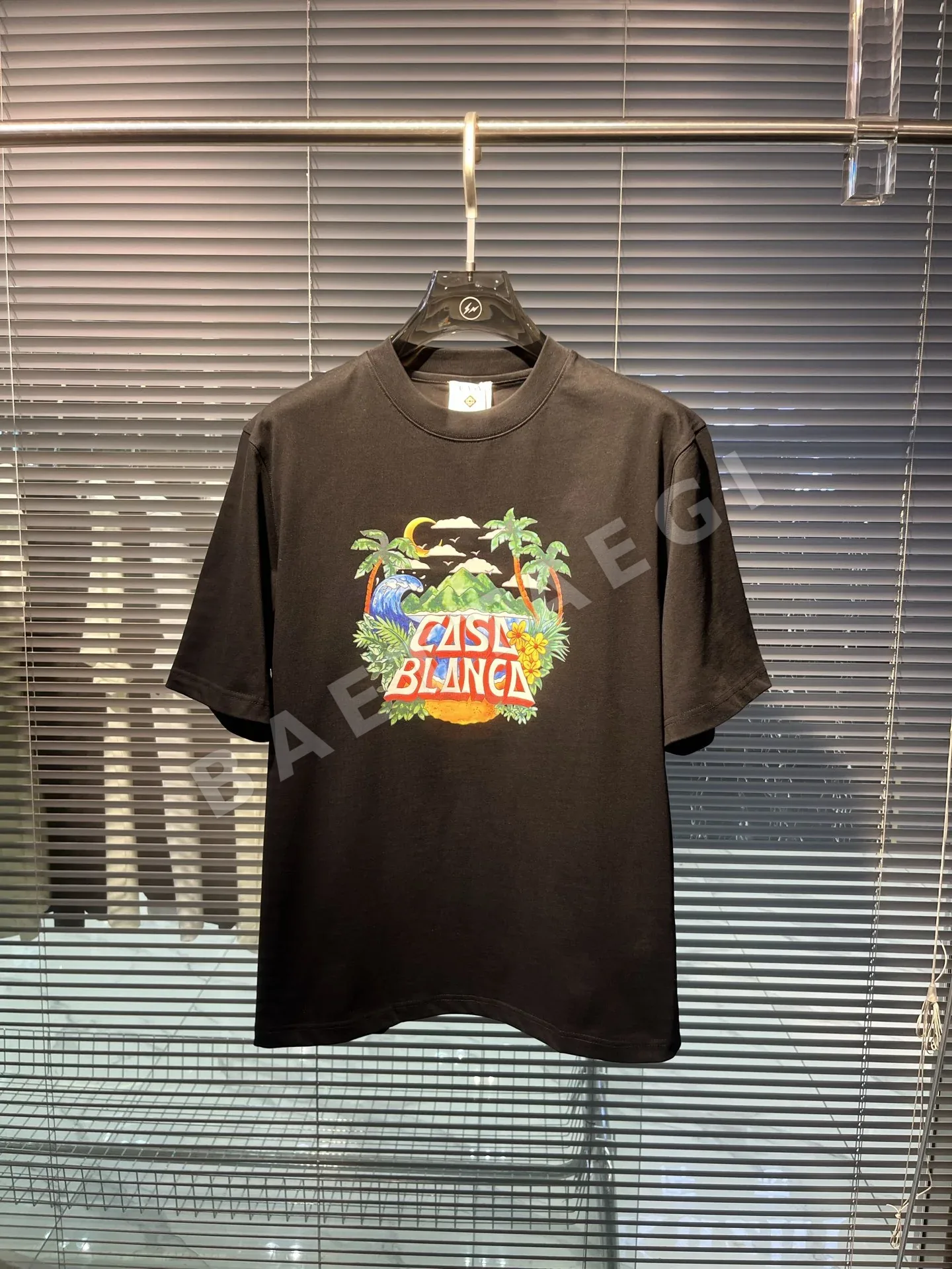카사블랑카 페인트 프린트 남성 반팔 티셔츠 89560