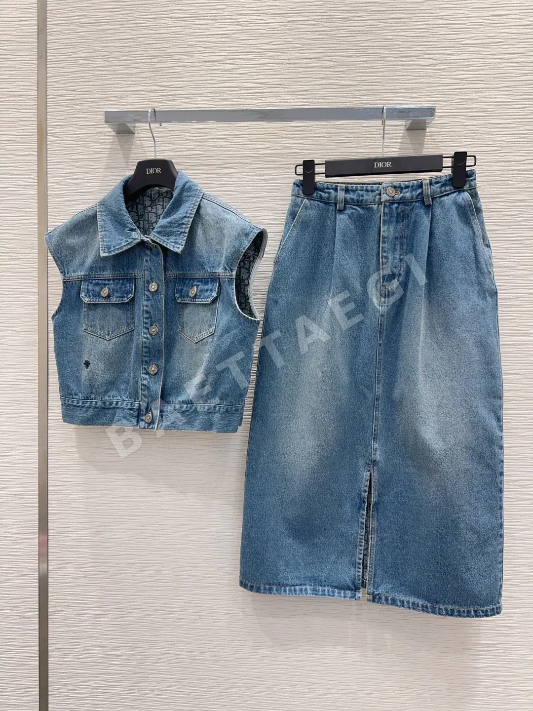 디올 컬러 발효 워시 데님 여성 세트