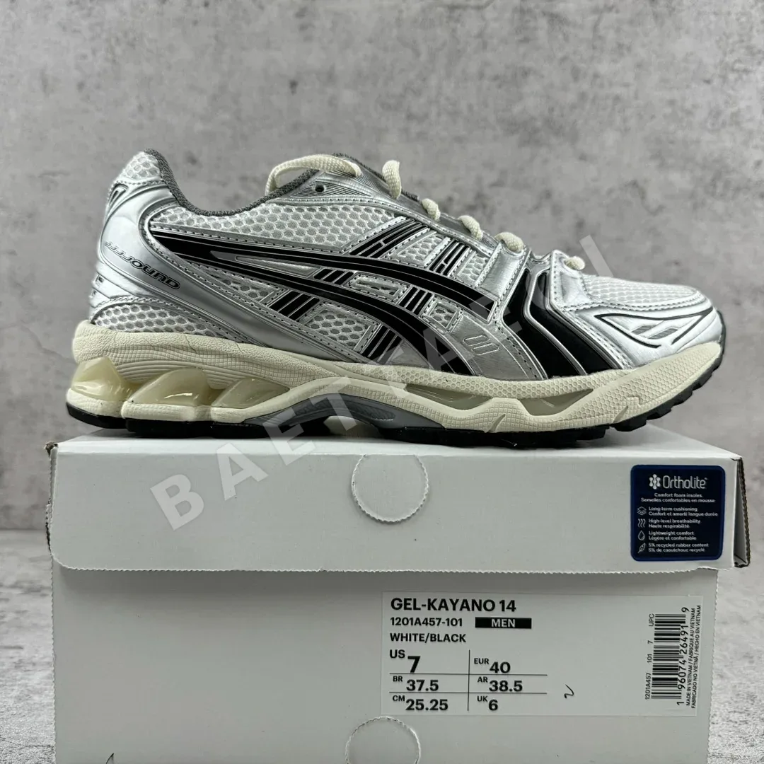 아식스 [ZC] 젤 카야노 14 1201A457-101 200237 Asics Gel-Kayano 14 JJJJound Silver Black