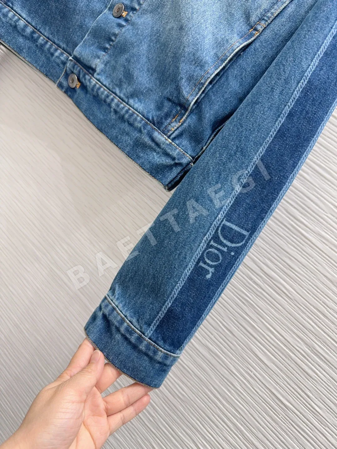 디올 여성 데님 자켓 상세 이미지 4