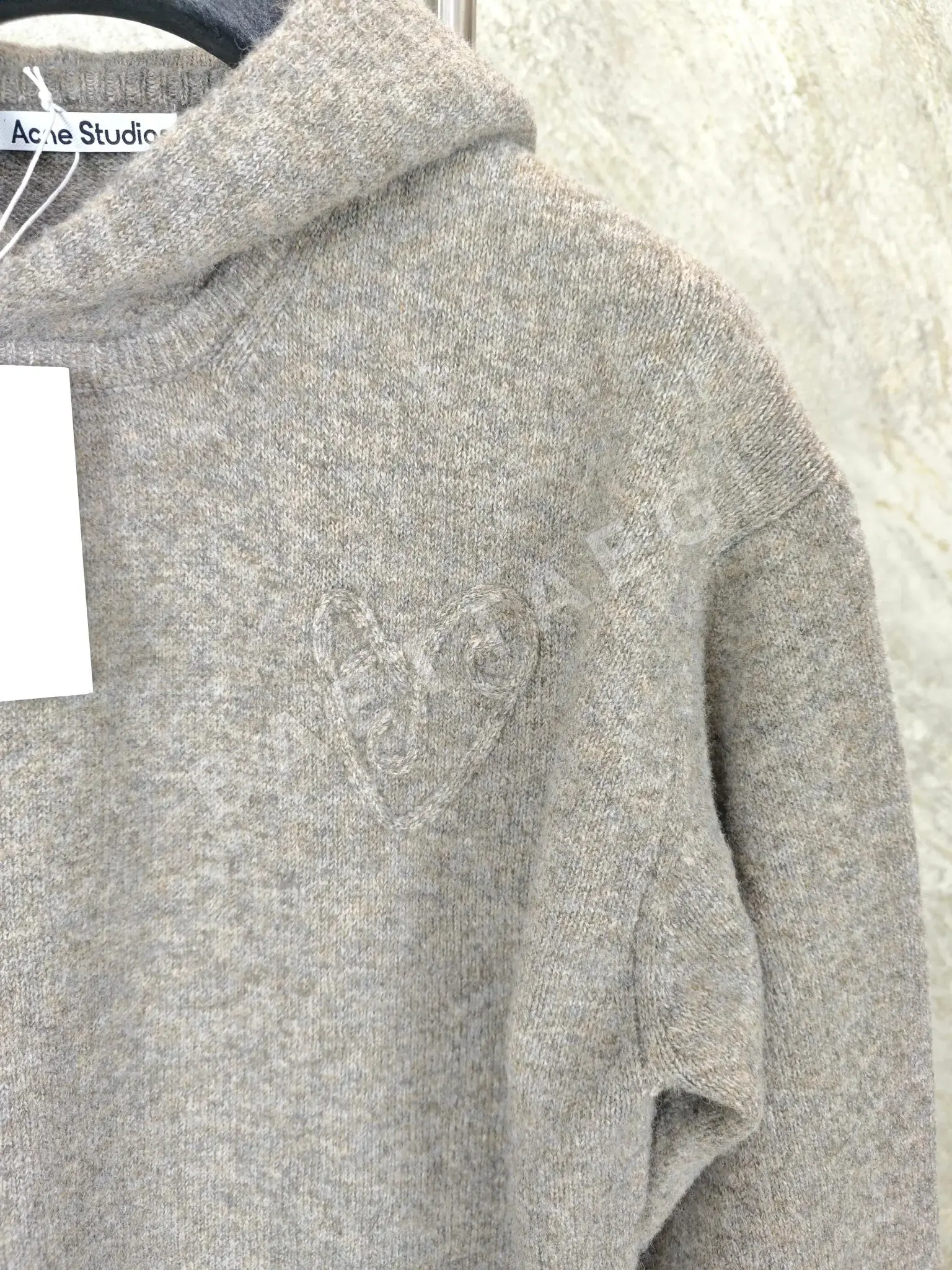아크네스튜디오 패치워크 체크 니트 상세 이미지 4