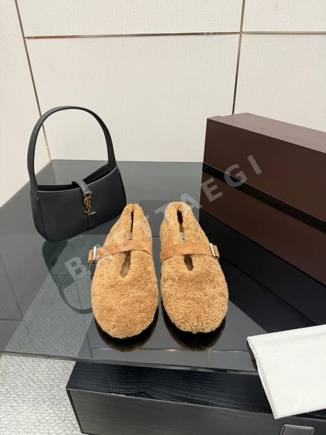 알라이아 램 울 메리 제인 신발 120435