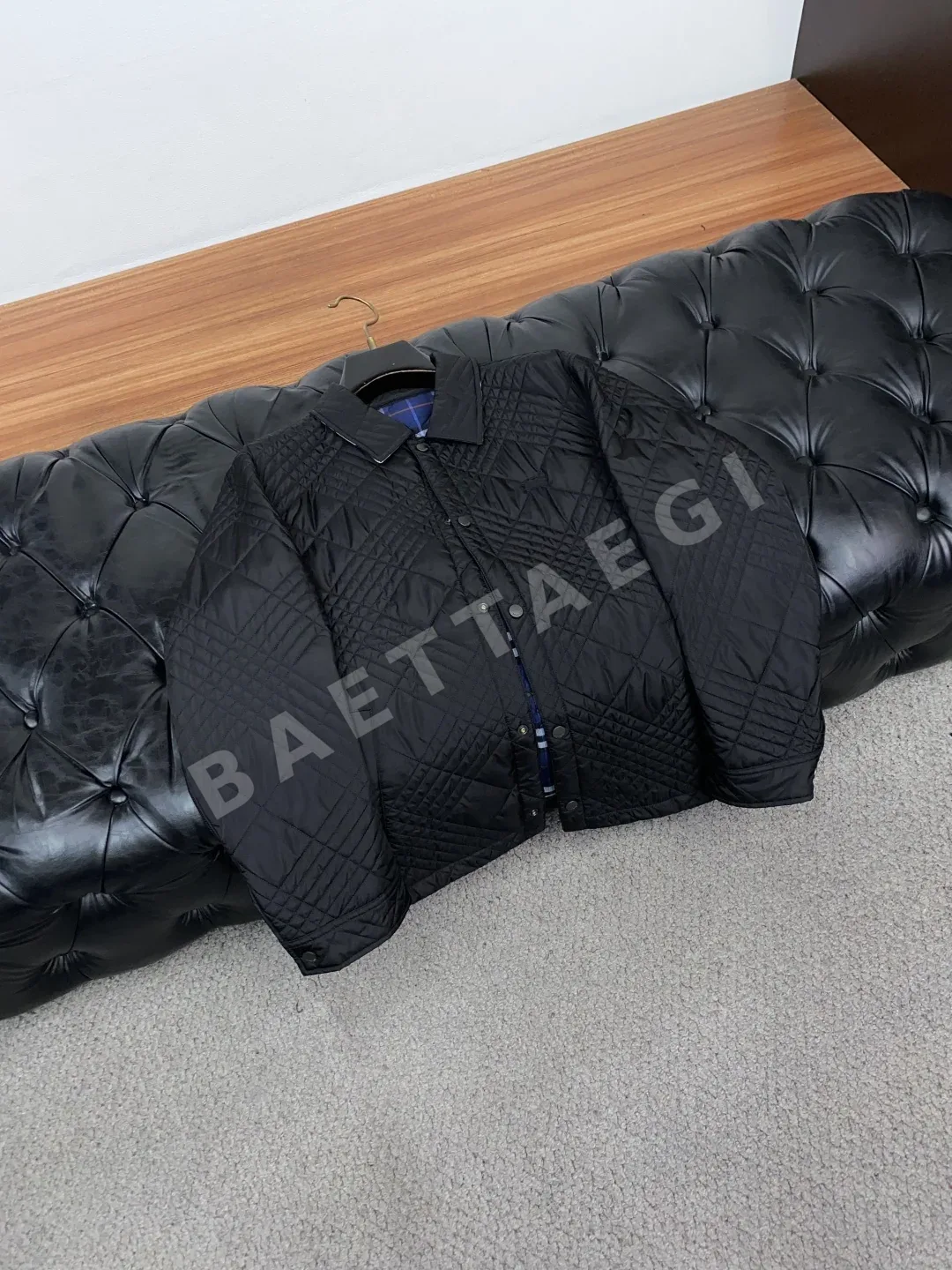 버버리 코튼 패드 내장 남성 자켓 상세 이미지 7