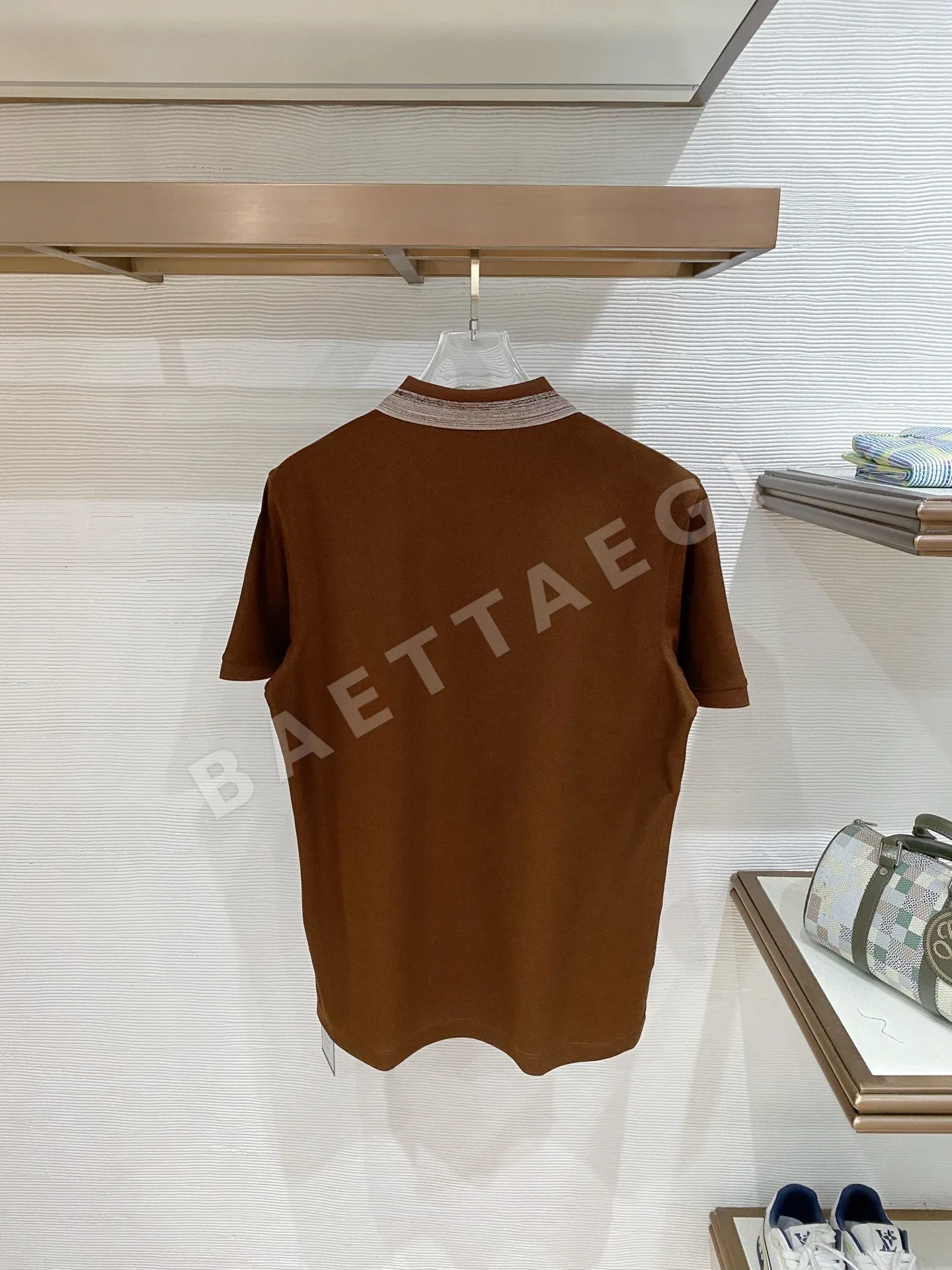 로로피아나 남성 메시 반팔셔츠 상세 이미지 10