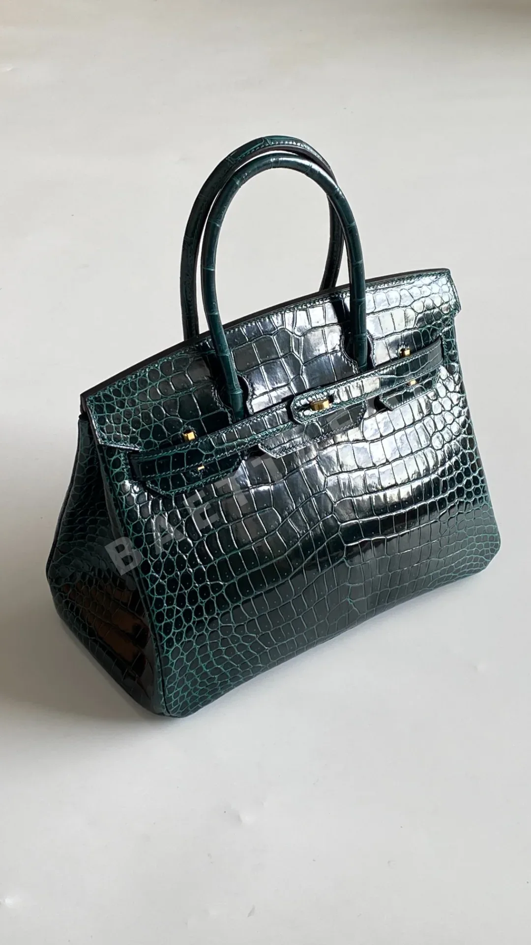 에르메스 솔트 크로코다일 에나멜 가방 상세 이미지 7