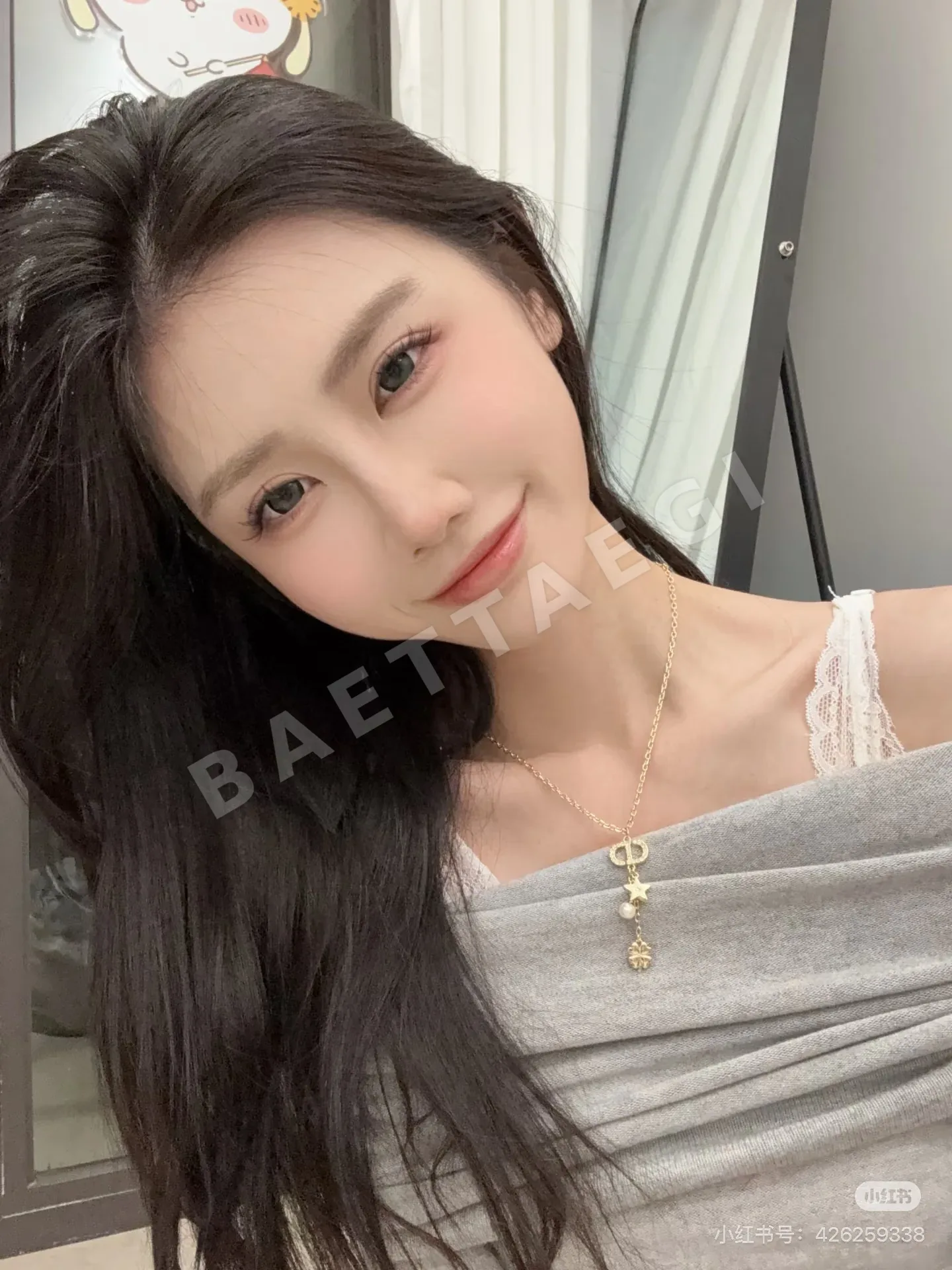 디올 럭키 네잎클로버 멀티 엘리먼트 목걸이 상세 이미지 5