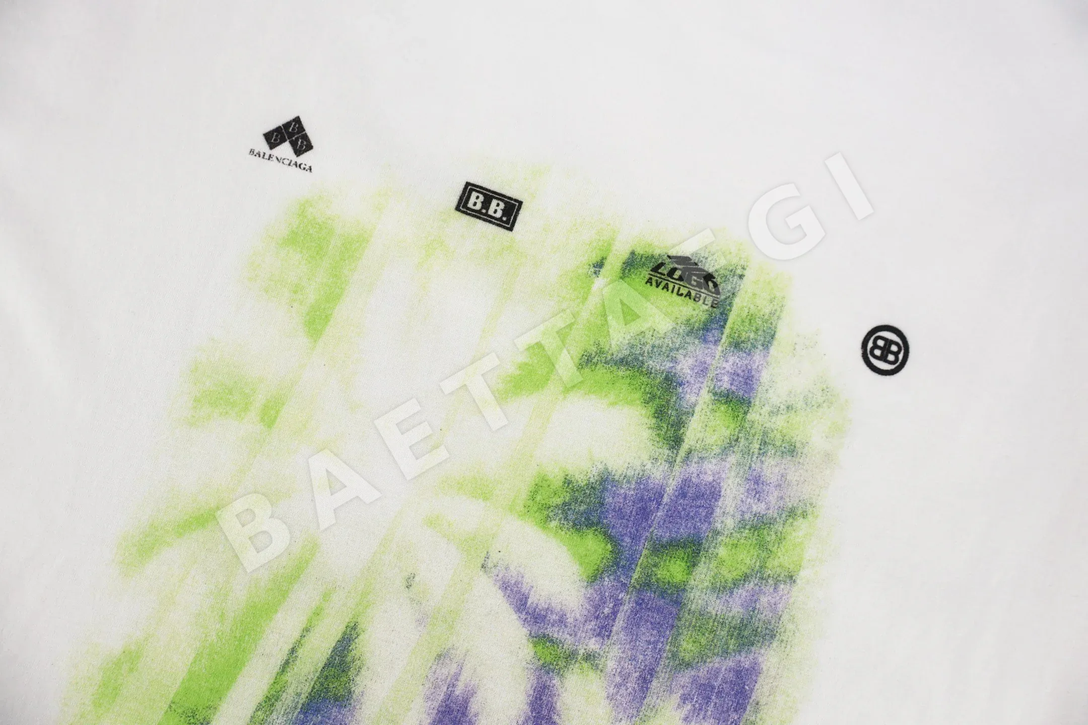 발렌시아가 야자수 프린트 크루넥 반팔 티셔츠 상세 이미지 7