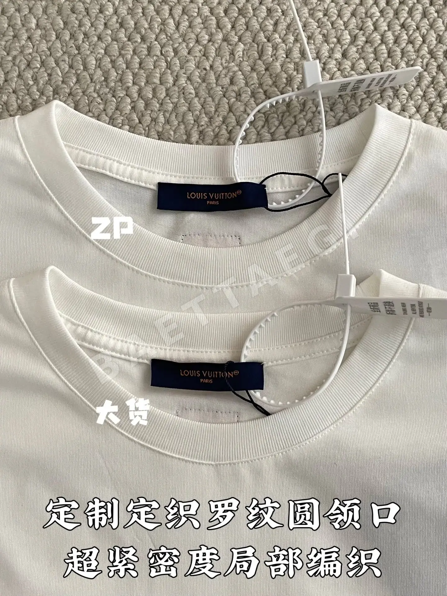 루이비통 자수 여성 반팔 티셔츠 상세 이미지 5