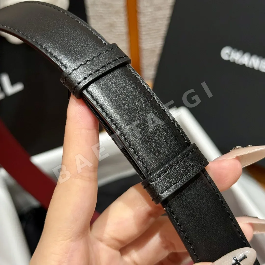 샤넬 레더 25mm 더블 C 버클 벨트 상세 이미지 6