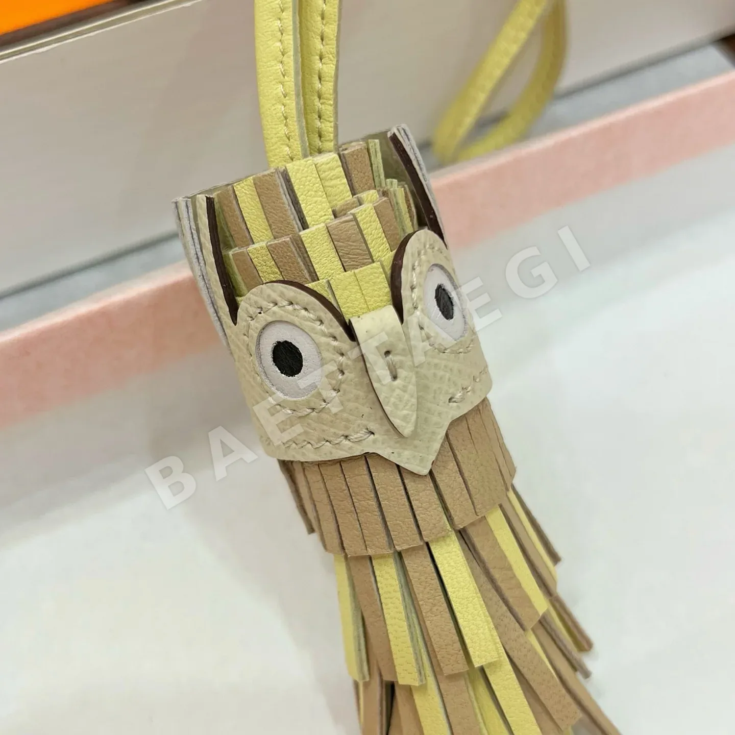 에르메스 부엉이 가죽 키링 상세 이미지 5