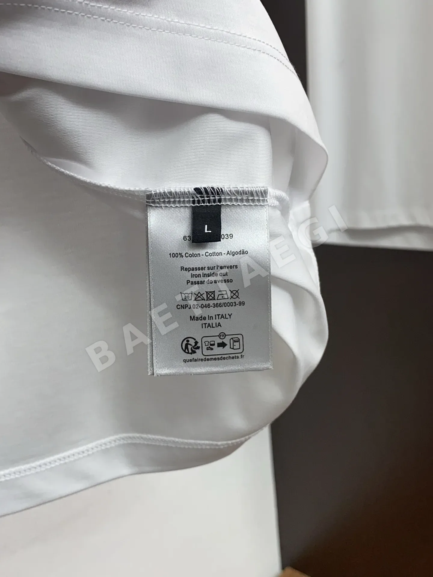디올 크루넥 반팔 티셔츠 상세 이미지 6