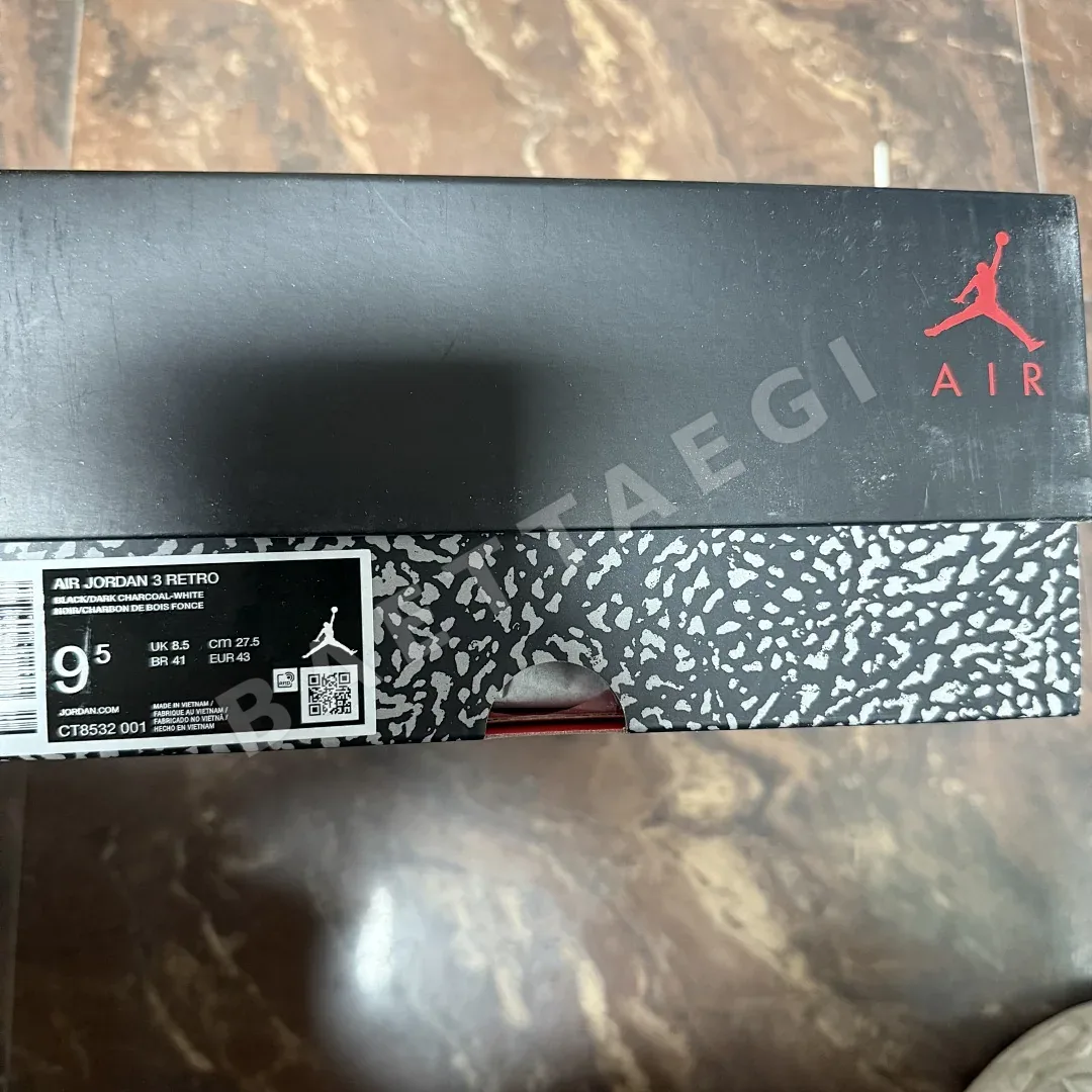 나이키 [GX] 조던 3 레트로 201003 Nike Jordan 3 Retro Black Cat 상세 이미지 3