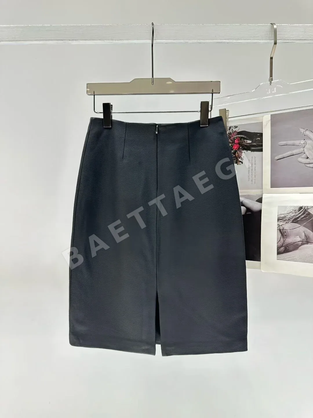 에르메스 램스킨 가죽 스커트 상세 이미지 7