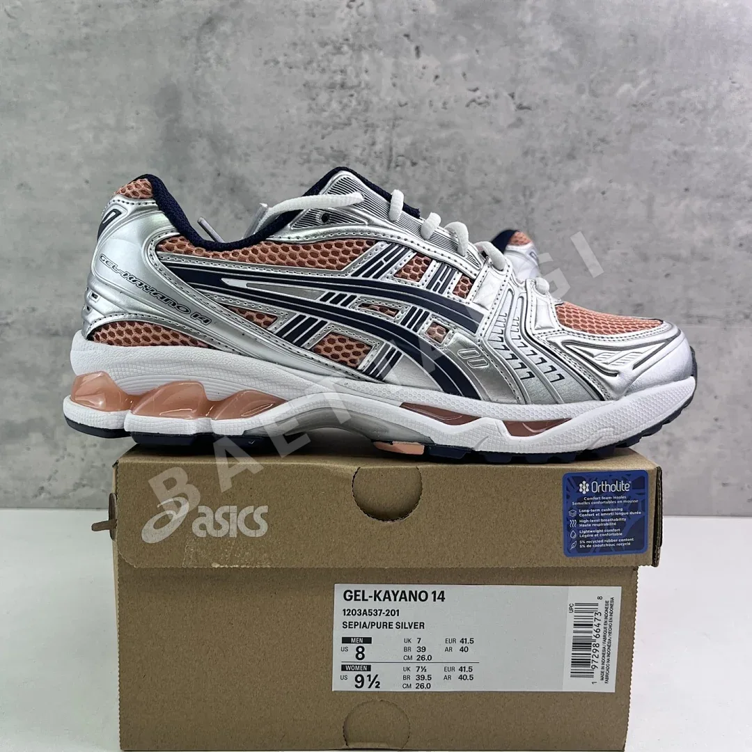 아식스 [TOP] 젤 카야노 14 1203A537-201 200301 Asics Gel-Kayano 14 Sepia Pure Silver