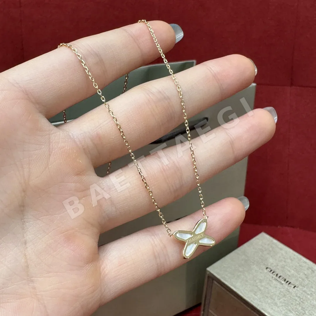 쇼메 주 드 리앙 크로스링크 목걸이 상세 이미지 3