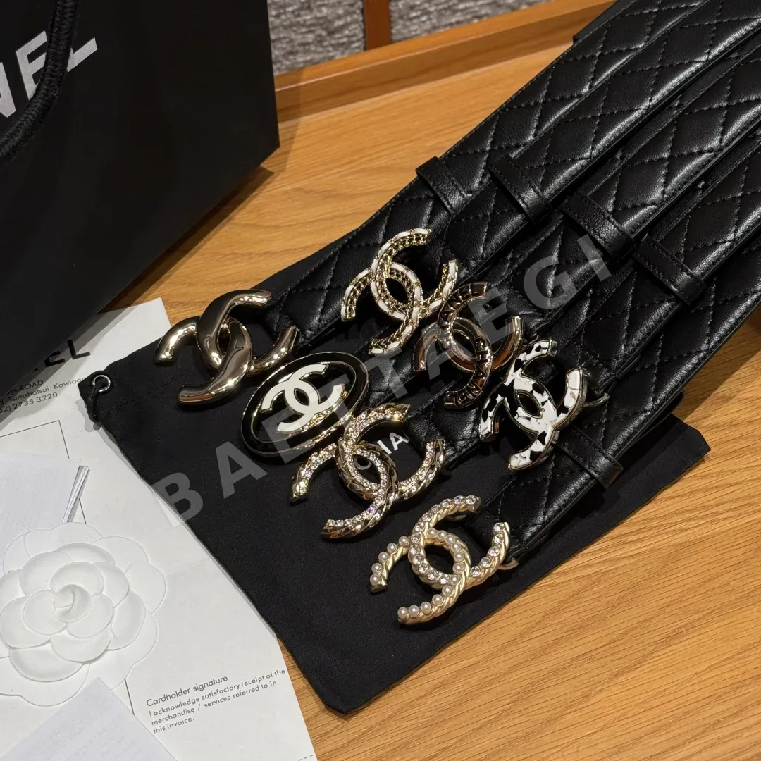 샤넬 더블 C 램스킨 벨트 상세 이미지 1