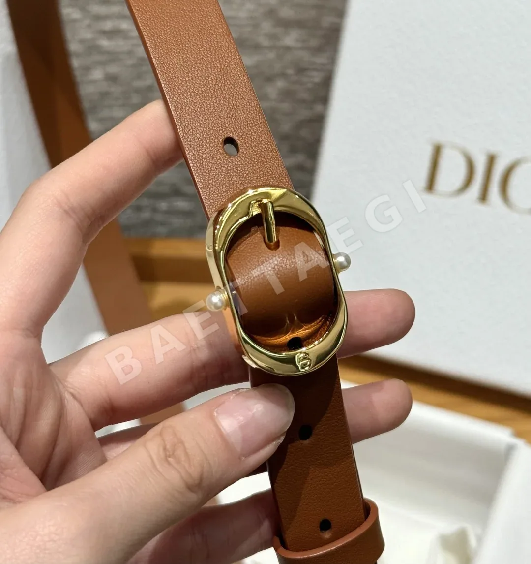 디올 소가죽 20mm 벨트 메탈 버클 상세 이미지 5